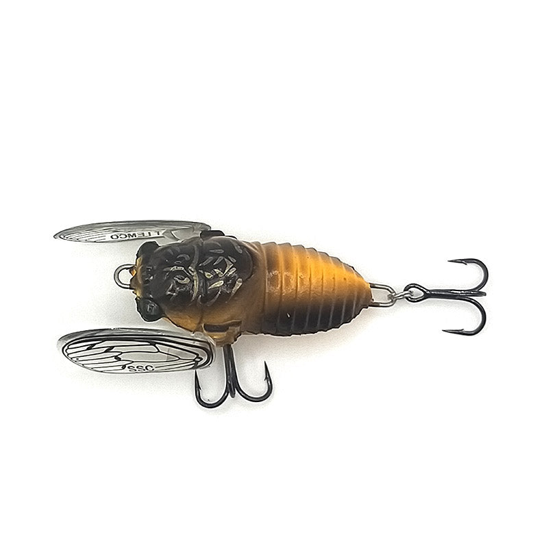 Tiemco Soft Shell Cicada Floating Hard Body Lure 40mm by Tiemco at Addict Tackle