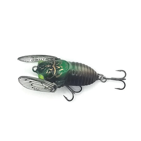 Tiemco Soft Shell Cicada Floating Hard Body Lure 40mm by Tiemco at Addict Tackle