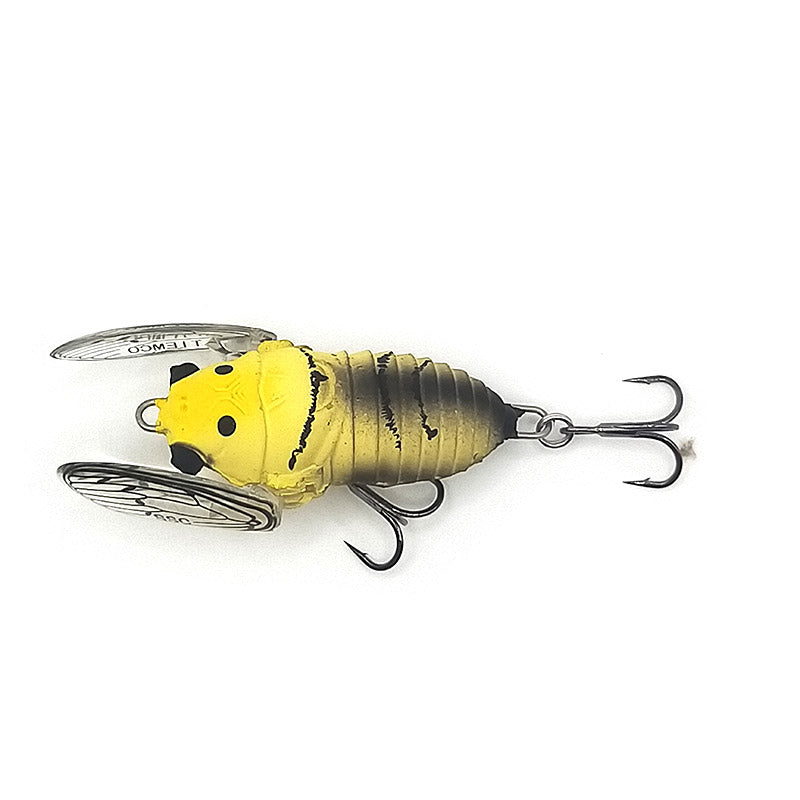 Tiemco Soft Shell Cicada Floating Hard Body Lure 40mm by Tiemco at Addict Tackle
