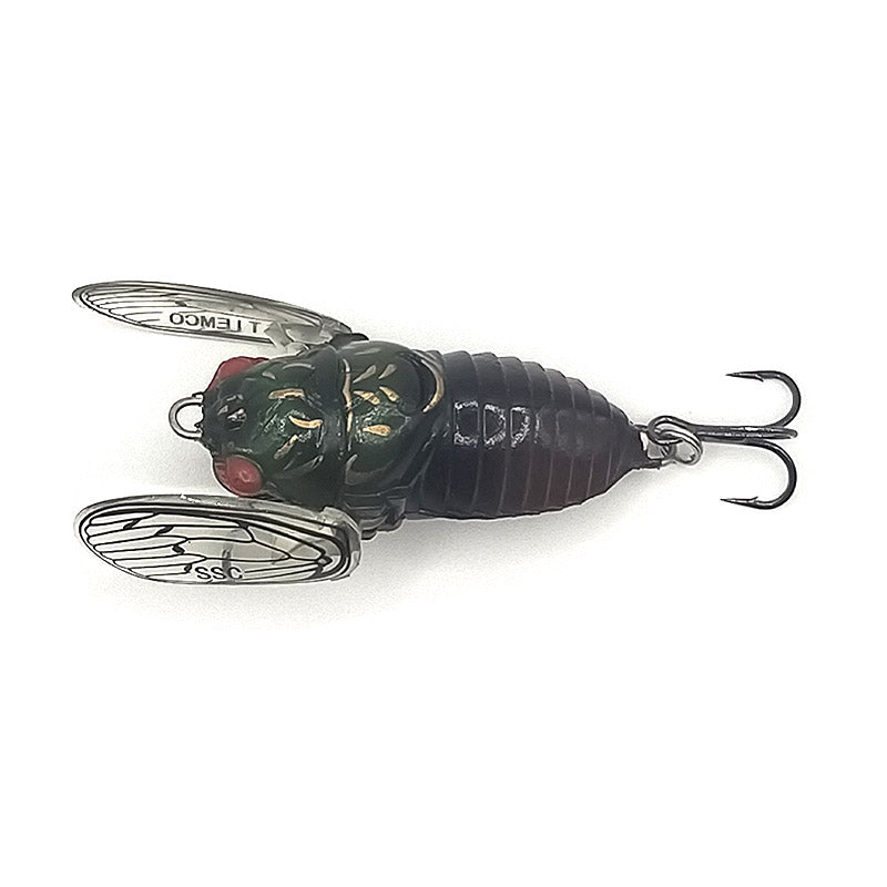 Tiemco Soft Shell Cicada Floating Hard Body Lure 40mm by Tiemco at Addict Tackle