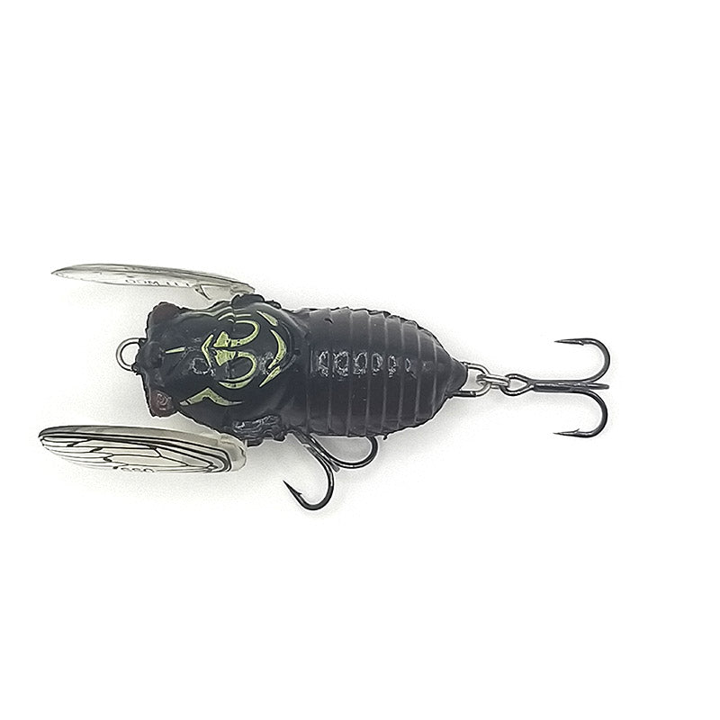 Tiemco Soft Shell Cicada Floating Hard Body Lure 40mm by Tiemco at Addict Tackle