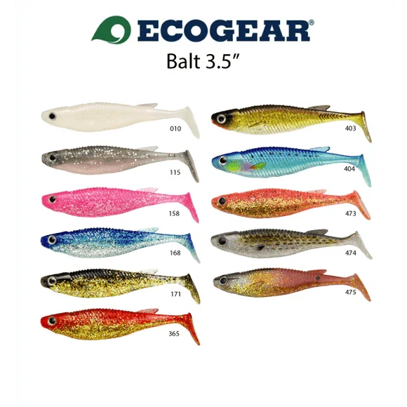 Ecogear Balt Soft Plastics 3.5in by Ecogear at Addict Tackle