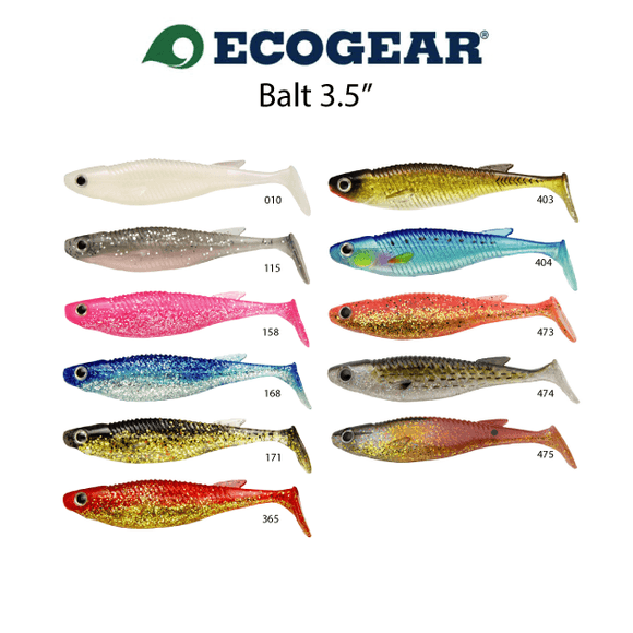 Ecogear Balt Soft Plastics 3.5in by Ecogear at Addict Tackle