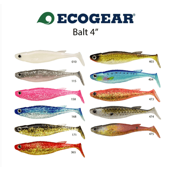 Ecogear Balt Soft Plastics 4&quot; by Ecogear at Addict Tackle