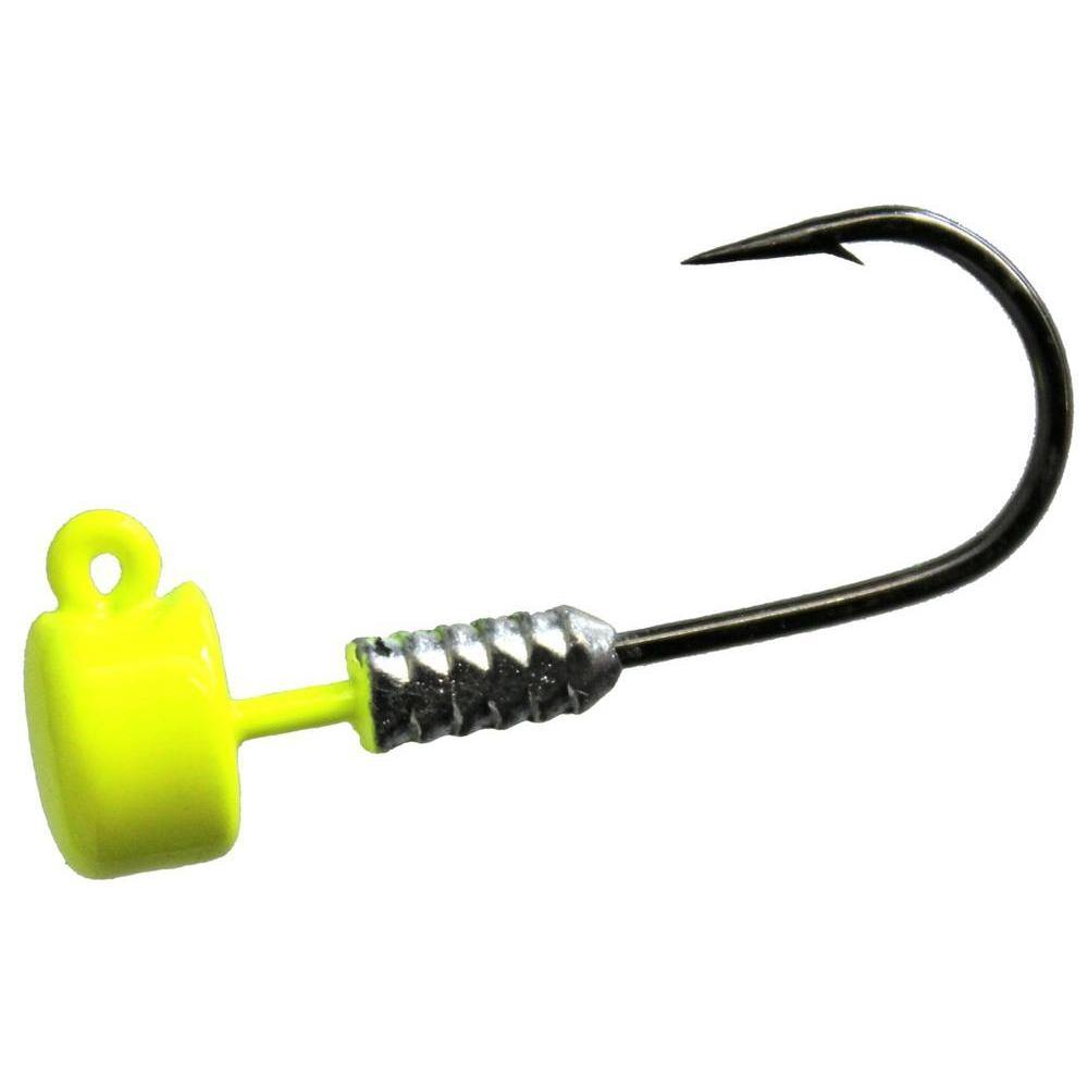 Tackle Tactics Nedlockz Jigheads Chartreuse by Tackle Tactics at Addict Tackle