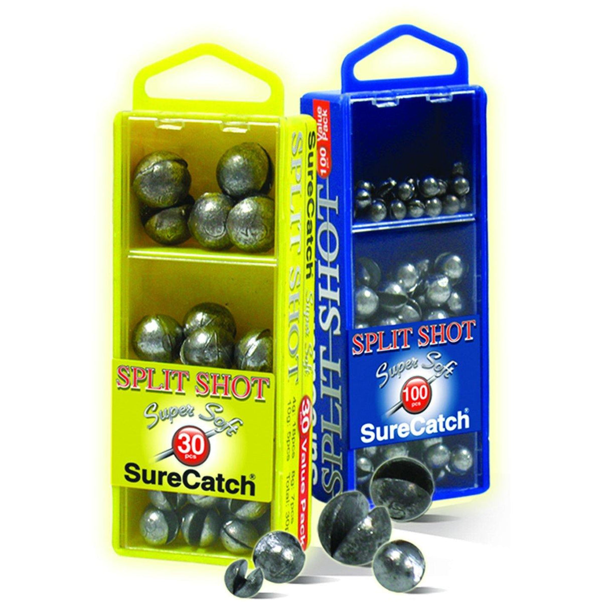 SURE CATCH Split Shot 30pce Value Pack by Sure Catch at Addict Tackle