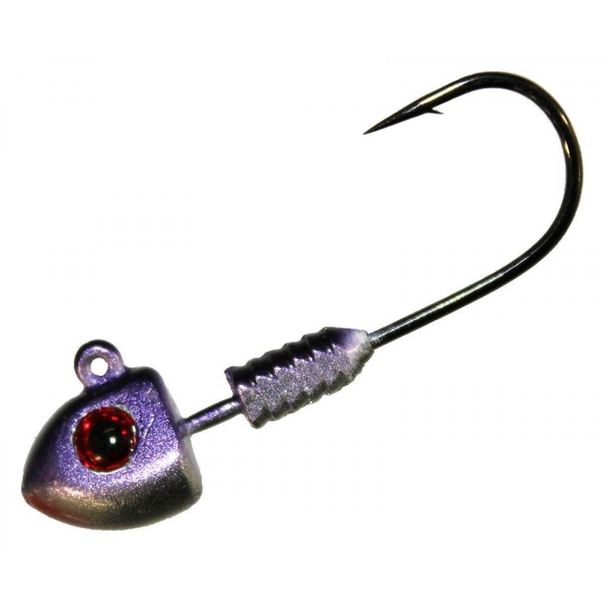 Tackle Tactics DemonZ Hand-Painted Jighead Purple Minnow by Tackle Tactics at Addict Tackle