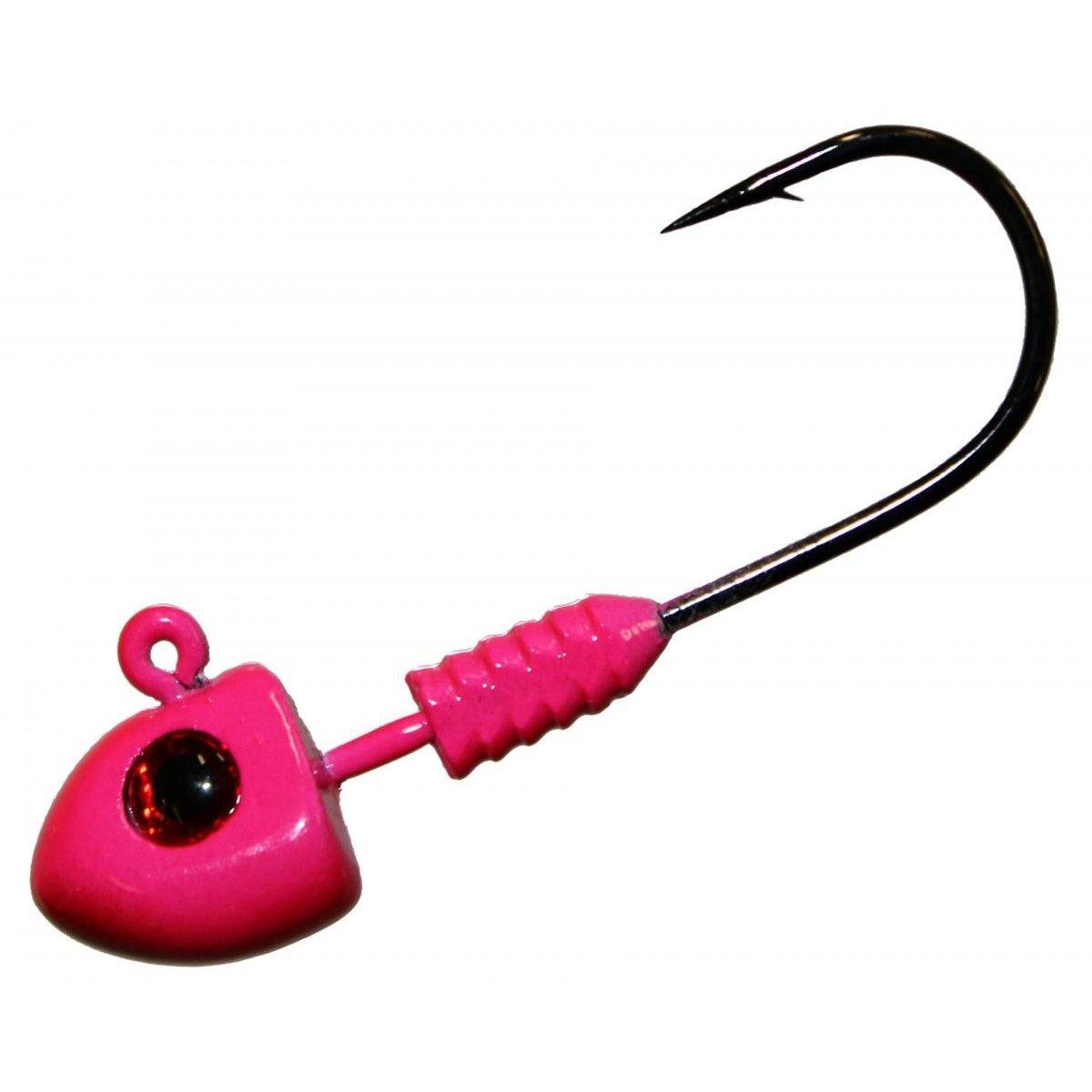 Tackle Tactics DemonZ Hand-Painted Jighead Pink by Tackle Tactics at Addict Tackle