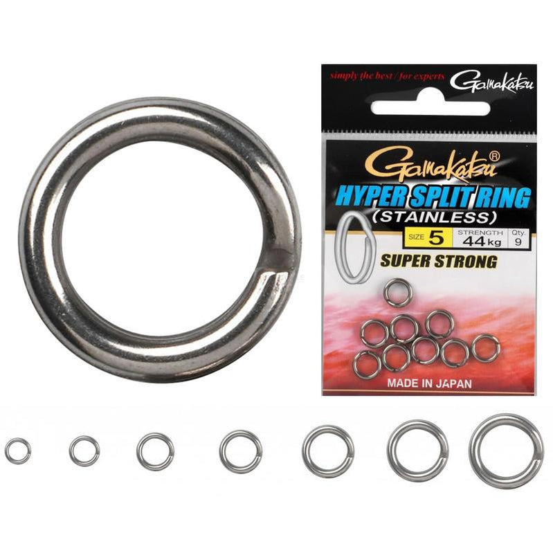 Gamakatsu Hyper Power Split Rings by Gamakatsu at Addict Tackle