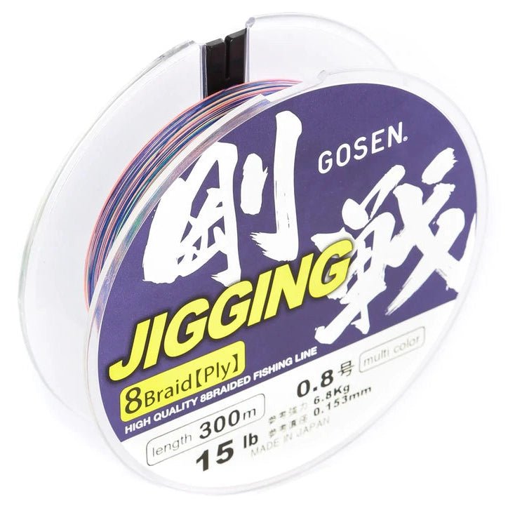 GOSEN JIGGING BRAID 8 PLY - 300m - Addict Tackle