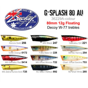 Lucky Craft G Splash Popper 80mm by Lucky Craft at Addict Tackle
