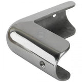 Gunwhale Corner Caps Chrome 91 x 91 by Marine Warehouse at Addict Tackle