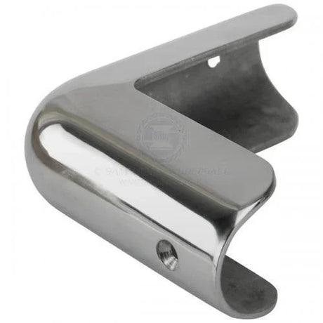 Gunwhale Corner Caps Chrome 91 x 91 by Marine Warehouse at Addict Tackle
