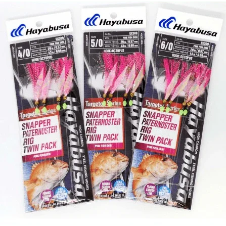 Hayabusa Snapper Paternoster Rig 5/0 Twin Pack - Addict Tackle