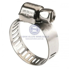 HOSE CLAMP S/S 11MM - 22MM (2 Pack) by Sam Allen at Addict Tackle