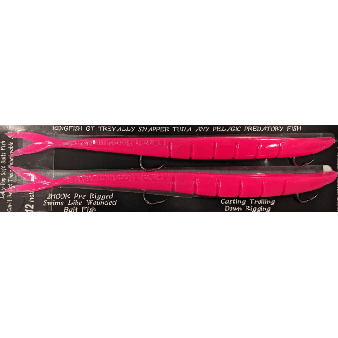 ICatch Hoodlum Lollipop Soft Bait 12 inch - Addict Tackle