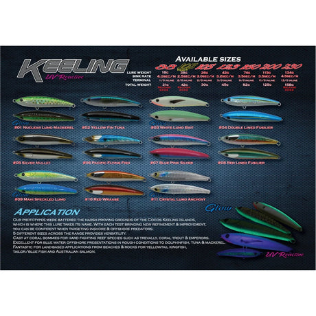 Ocean Legacy Keeling Lures 160mm by Oceans Legacy at Addict Tackle
