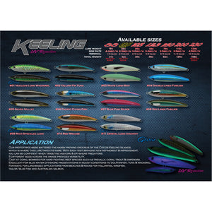 Ocean Legacy Keeling Lures 105mm Slow Sinking by Oceans Legacy at Addict Tackle