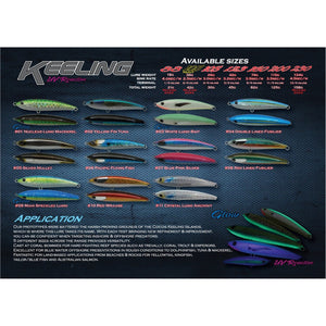 Ocean Legacy Keeling Lures 88mm Slow Sinking by Oceans Legacy at Addict Tackle