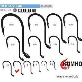 Kumho 11077 Octopus Beak Hooks Value Pack by Kumho at Addict Tackle