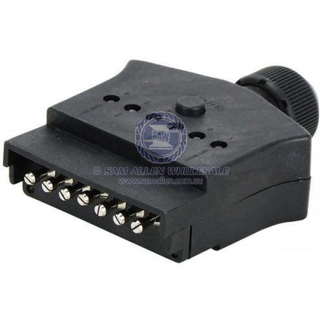 Led Trailer Plug 7 Pin Flat by Sam Allen at Addict Tackle