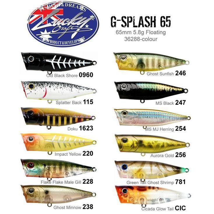 Lucky Craft G Splash Popper 65mm - Addict Tackle