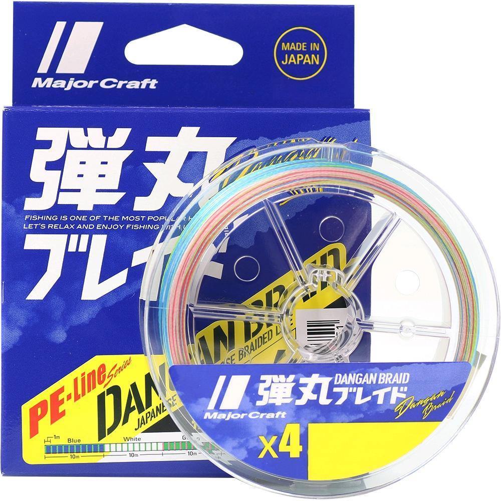 Major Craft Dangan X8 Braid 300M Multicoulour by Majorcraft at Addict Tackle