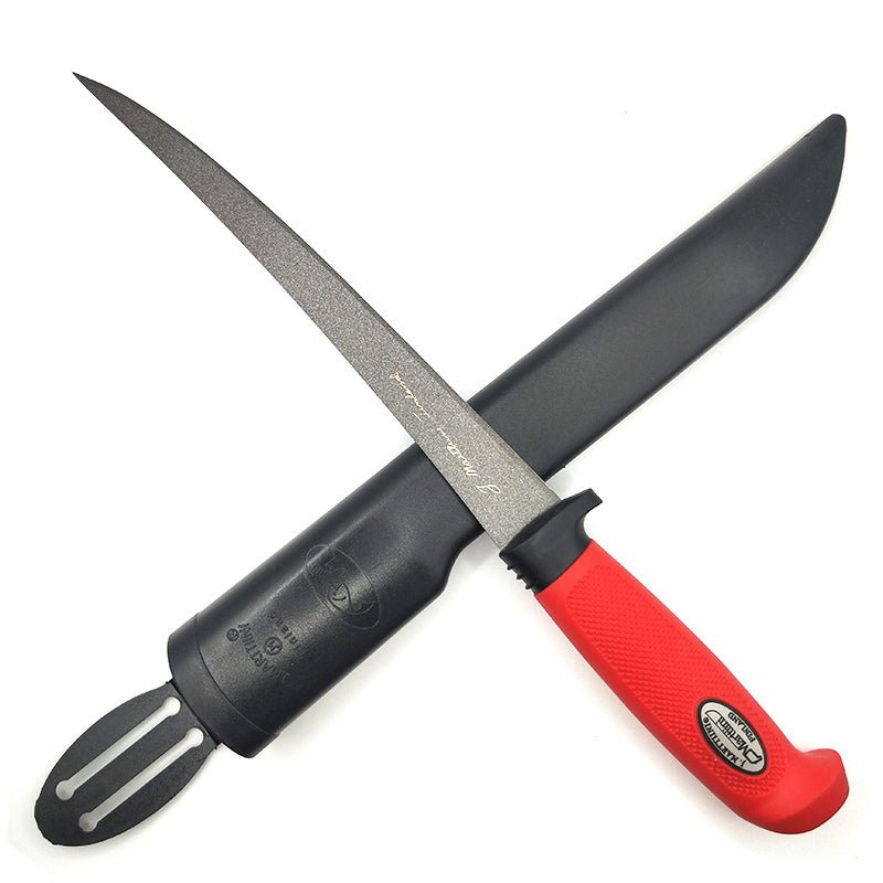 Marttiini Martef Filleting Knife Red - Addict Tackle