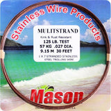 Mason Multistrand Wire 30ft Coil by Mason at Addict Tackle