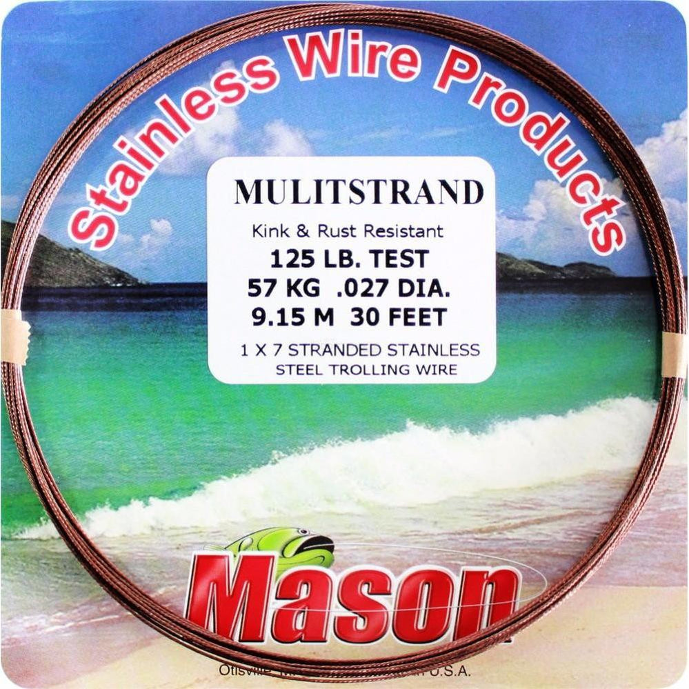 Mason Multistrand Wire 30ft Coil by Mason at Addict Tackle