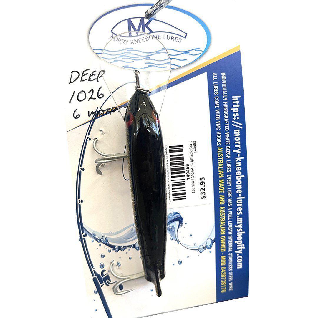 Morry Kneebone Handcrafted 100mm Deep Diver Lure 6-Mtr Deep by Addict Tackle at Addict Tackle