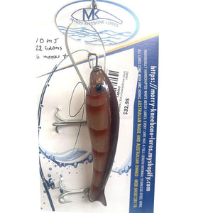 Morry Kneebone Handcrafted 100mm Deep Diver Lure 6-Mtr Deep by Addict Tackle at Addict Tackle