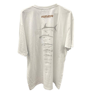 Murasame White Fishing Shirt by Murasane at Addict Tackle