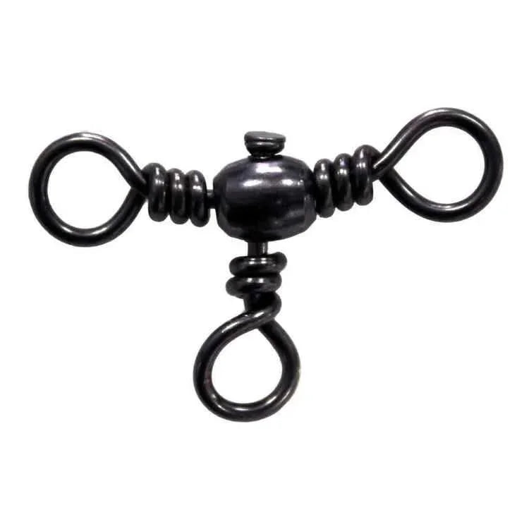 Mustad Barrel 3-Way Cross Swivels 10 Pack by Mustad at Addict Tackle