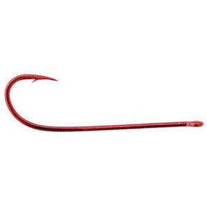 Mustad Bloodworm Red Hook Ex-Long Shank by Mustad at Addict Tackle