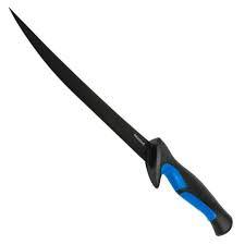 Mustad Blue Series Stainless Steel Fillet Knife with Sheath by Mustad at Addict Tackle