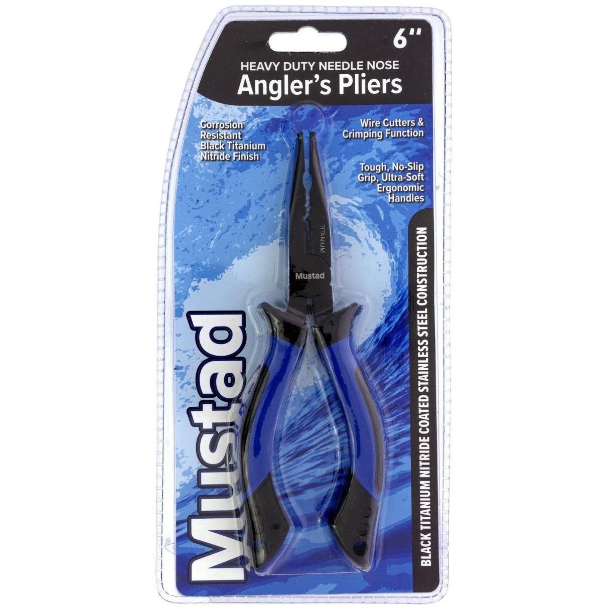 Mustad Heavy Duty Needle Nose Anglers Pliers by Mustad at Addict Tackle