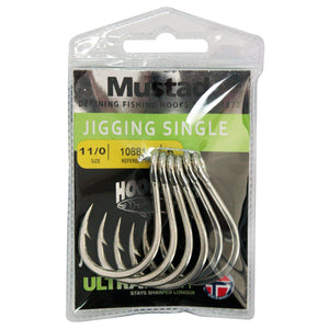 Mustad Hoodlum Jigging Single Hook by Mustad at Addict Tackle