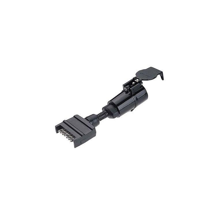 7 Pin Flat Socket on Car to 7 Pin Large Round Plug - Addict Tackle