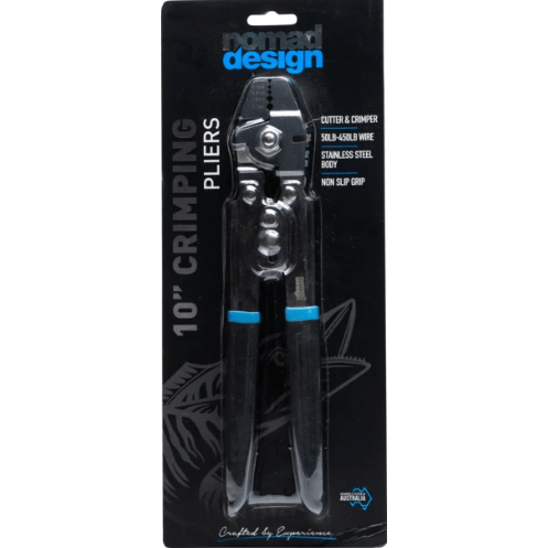 Nomad Design 10&quot; BIG GAME CRIMPING PLIERS - ND - PL10 - BGCP - Addict Tackle