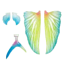 Nomad Design Slipstream Flying Fish 140 - Wing Sets - Addict Tackle