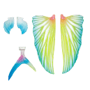 Nomad Design Slipstream Flying Fish 140 - Wing Sets - Addict Tackle