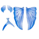 Nomad Design Slipstream Flying Fish 140 - Wing Sets - Addict Tackle