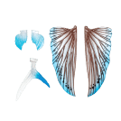 Nomad Design Slipstream Flying Fish 140 - Wing Sets - Addict Tackle