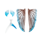 Nomad Design Slipstream Flying Fish 140 - Wing Sets - Addict Tackle
