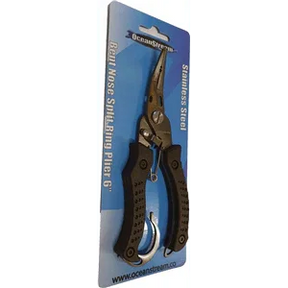 Ocean Stream Stainless Steel Bent Nose Split Pliers 6" by Ocean Stream at Addict Tackle