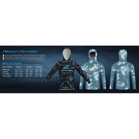 Ocean's Legacy Long Sleeve Hoodie UPF 50 by Oceans Legacy at Addict Tackle