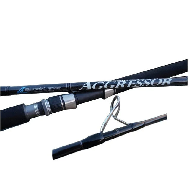 Oceans Legacy Aggressor Long Cast Plugging Spin Rod - Addict Tackle