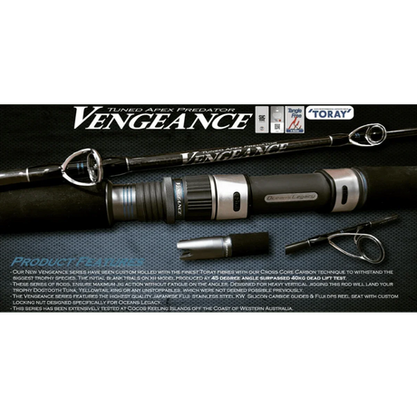 Oceans Legacy Vengeance Overhead Jig Rod - Addict Tackle