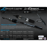 Oceans Legacy Slow Element Overhead Jig Rod - Spiral Guide by Oceans Legacy at Addict Tackle